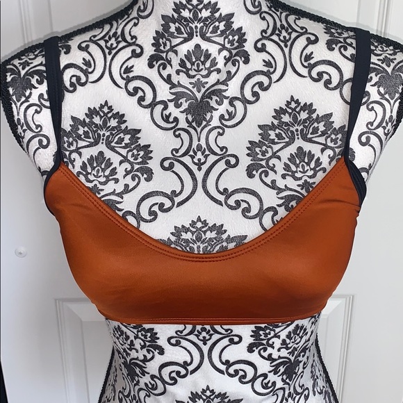 Zella Ladder Back Bikini Top in Rust / Brick - Picture 11 of 16